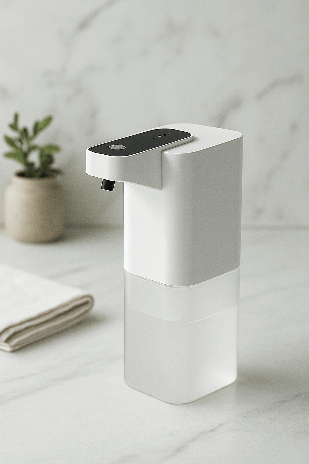 Automatic Foaming Soap Dispenser – Touchless, Rechargeable - Nestrel