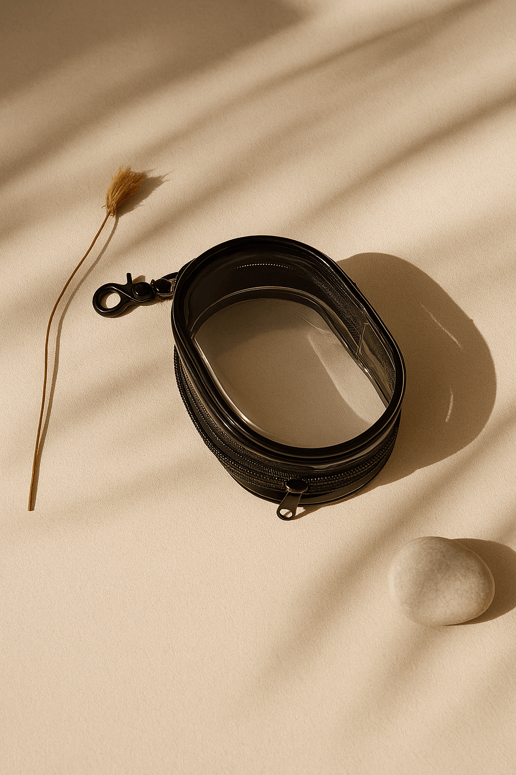 Clear Zip Pouch – Travel Cable & Makeup Organiser - Nestrel