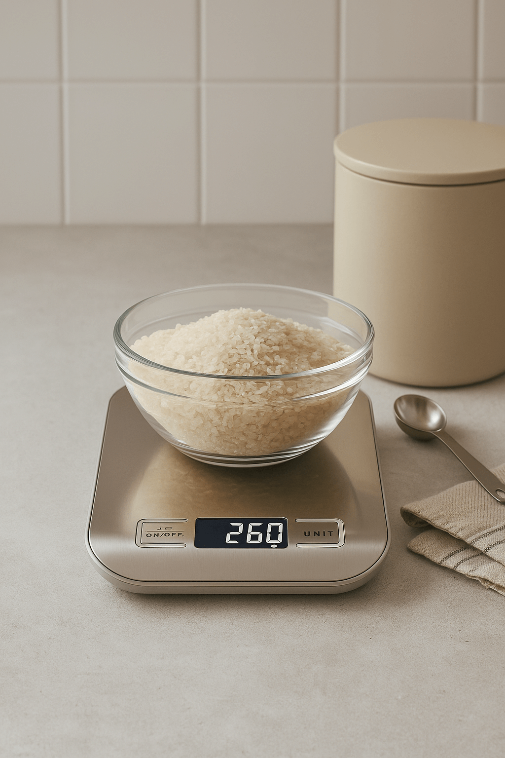 Digital Kitchen Scale 5kg – Stainless Steel, Tare & Backlit Display - Nestrel