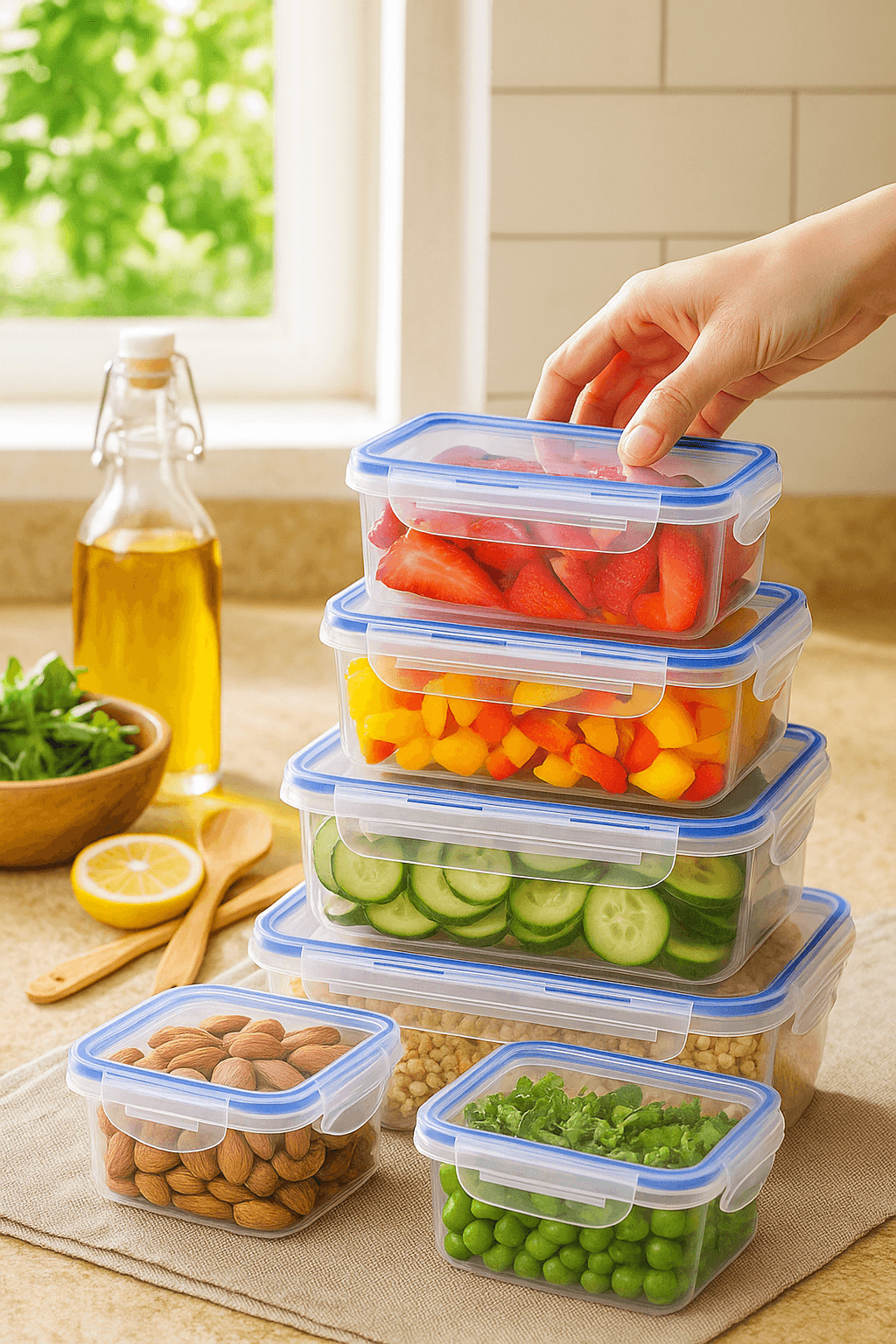 Airtight Food Storage Container – 1.6L (BPA - Free) - Nestrel